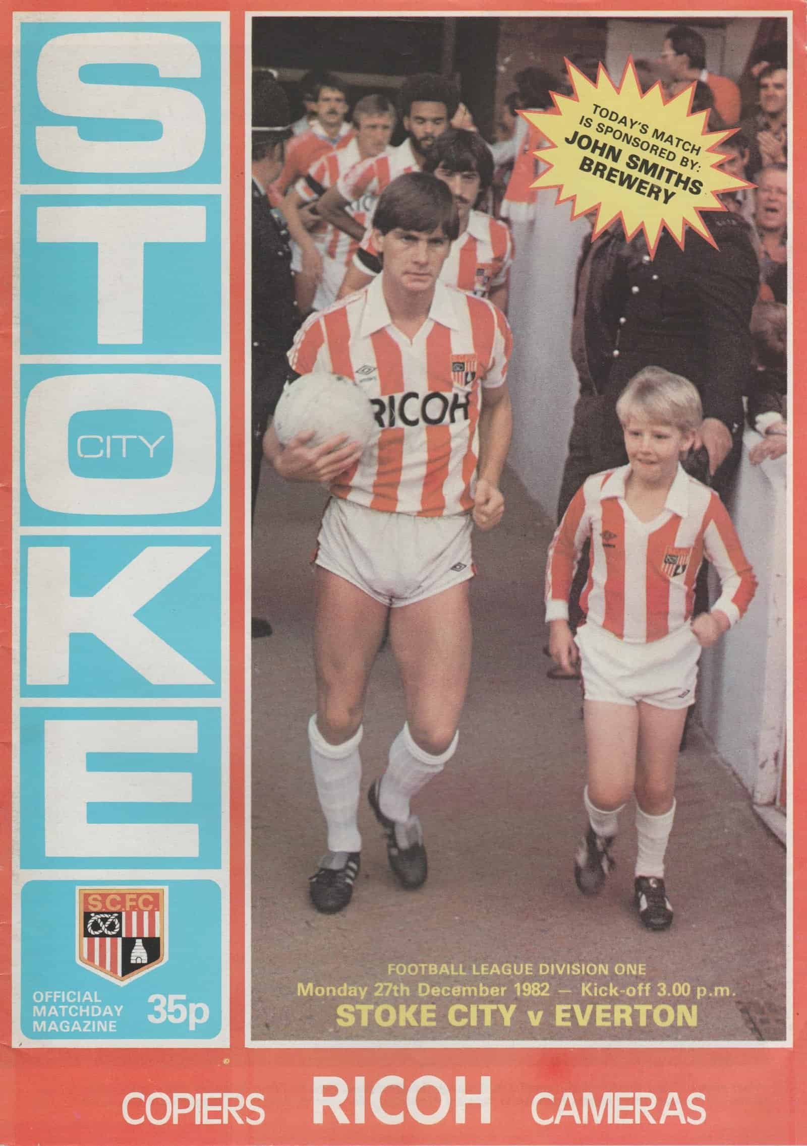 Stoke City v Everton 27-Dec-1982