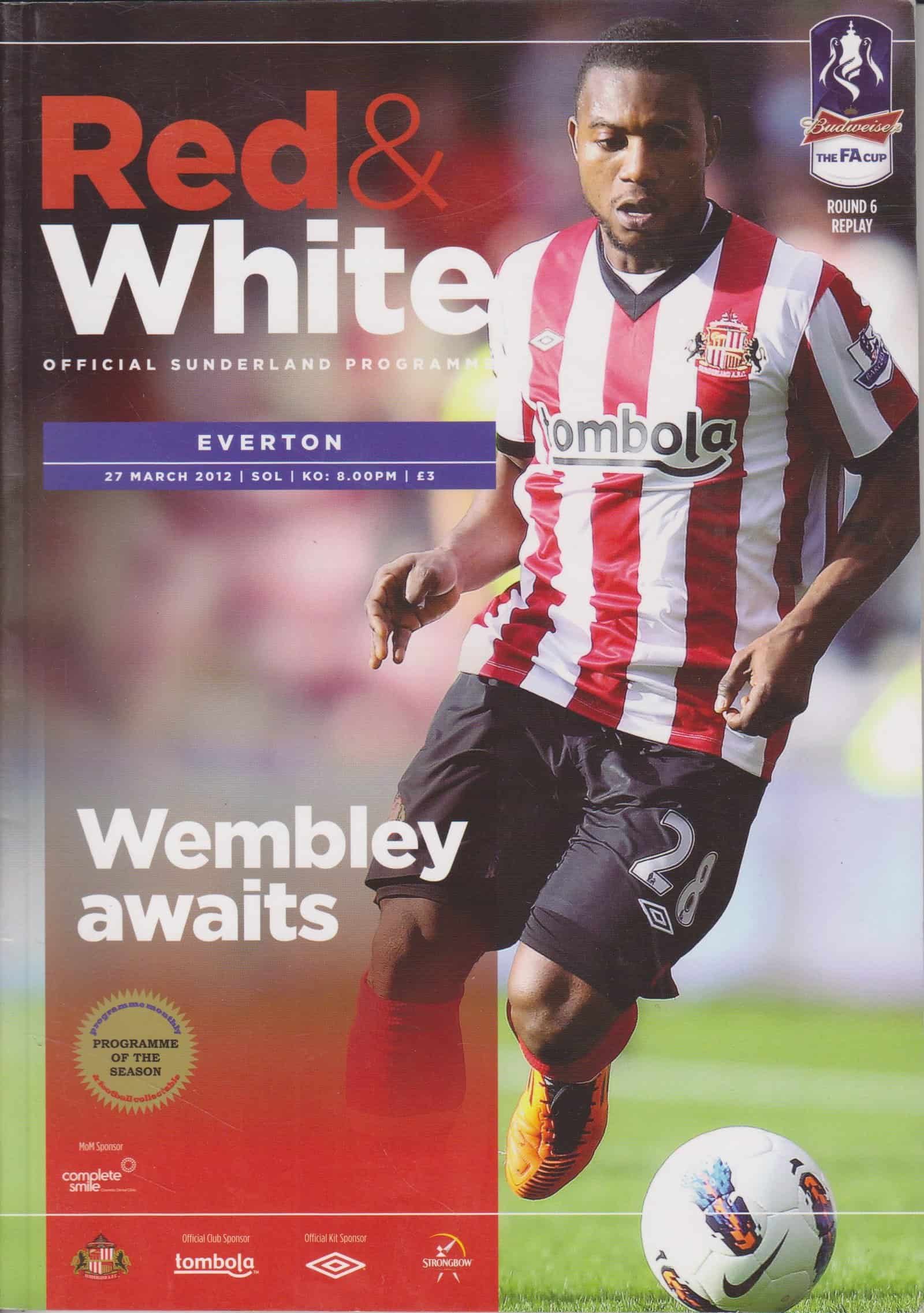 Sunderland v Everton 27-Mar-2012