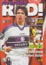 Middlesbrough v Everton 30-Oct-1999