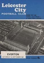 Leicester City v Everton 30-Sep-1967