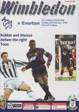 Wimbledon v Everton 06-Feb-2000
