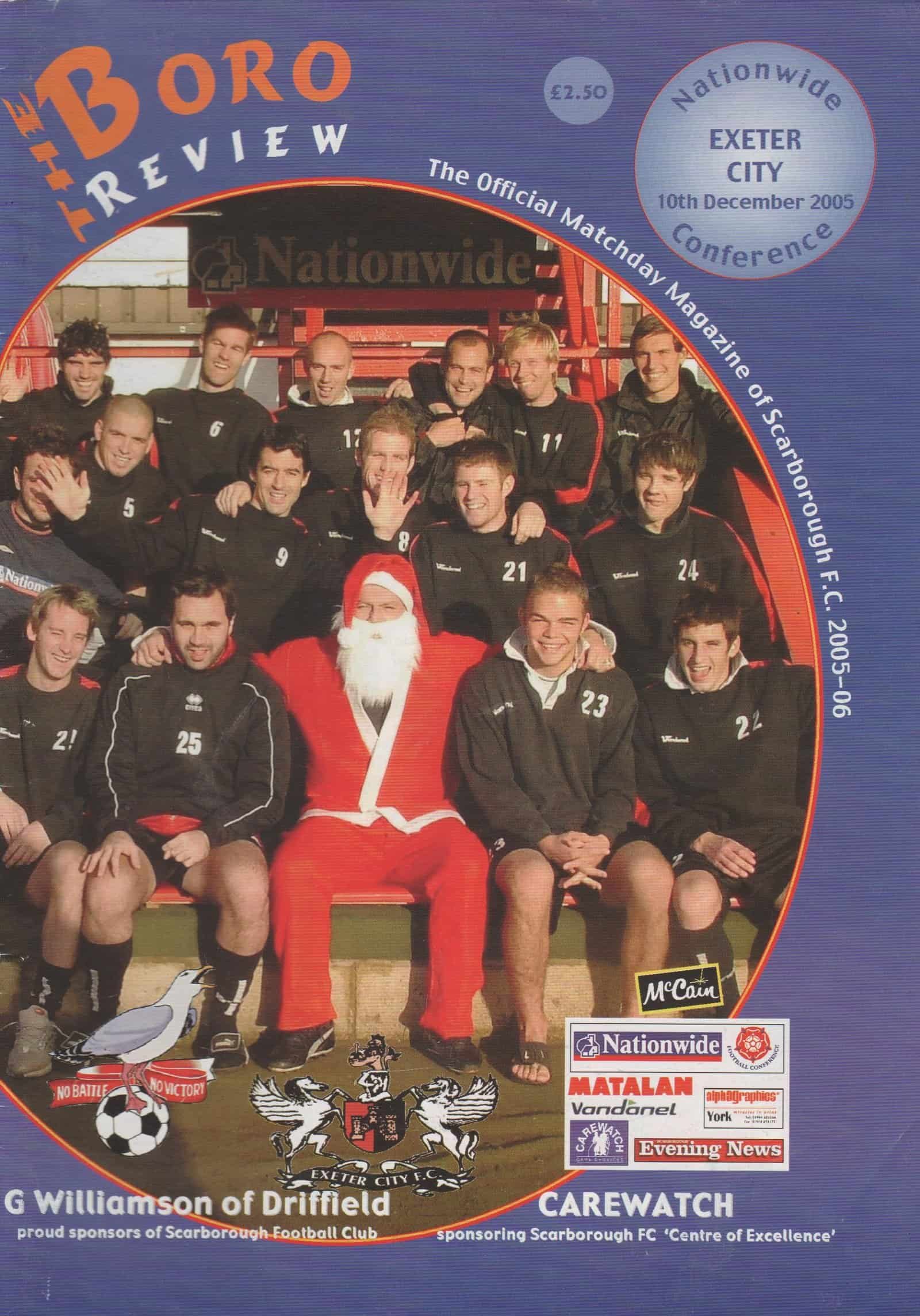 Scarborough v Exeter City 10-Dec-2005