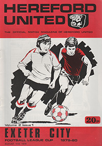 Hereford United v Exeter City 11-Aug-1979