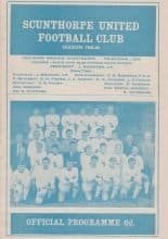Scunthorpe United v Exeter City 19-Feb-1966