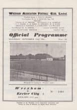 Wrexham v Exeter City 23-Sep-1961
