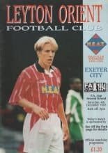 Leyton Orient v Exeter City 04-Dec-1993