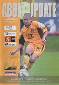 Cambridge United v Exeter City 04-Apr-2006