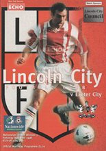 Lincoln City v Exeter City 01-Apr-1998