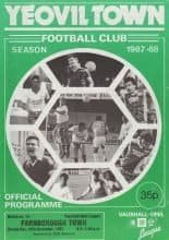 Yeovil Town v Farnborough Town 26-Dec-1987