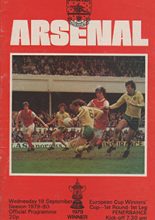 Arsenal v Fenerbahce 19-Sep-1979
