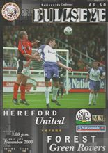Hereford United v Forest Green Rovers 11-Nov-2000