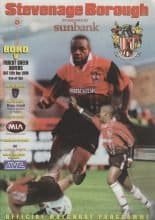 Stevenage Borough v Forest Green Rovers 12-Dec-1998