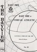 East Fife v Forfar Athletic 14-Feb-1987