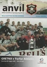 Gretna v Forfar Athletic 06-Aug-2005