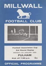 Millwall v Fulham 11-Jan-1965