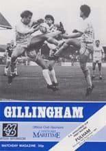 Gillingham v Fulham 14-Nov-1987