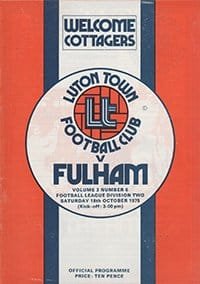 Luton Town v Fulham 18-Oct-1975