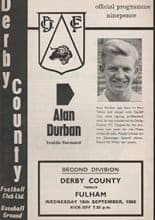Derby County v Fulham 18-Sep-1968