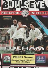 Hereford United v Fulham 29-Mar-1997