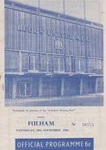 Leeds United v Fulham 30-Sep-1964