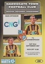Harrogate Town v Gainsborough Trinity 22-Sep-2007