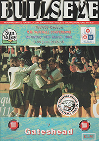 Hereford United v Gateshead 14-Mar-1998