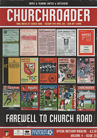 Hayes & Yeading United v Gateshead 19-Apr-2011