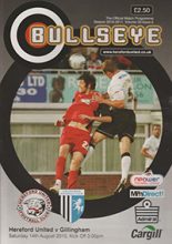 Hereford United v Gillingham 14-Aug-2010