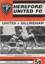 Hereford United v Gillingham 16-Sep-1972