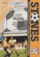 Maidstone United v Gillingham 24-Apr-1991