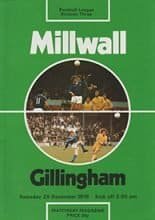 Millwall v Gillingham 29-Dec-1979