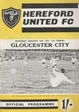 Hereford United v Gloucester City 16-Jan-1971