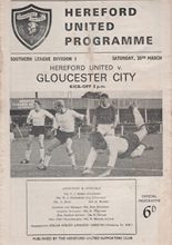 Hereford United v Gloucester City 20-Mar-1965