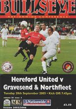 Hereford United v Gravesend & Northfleet 20-Sep-2005