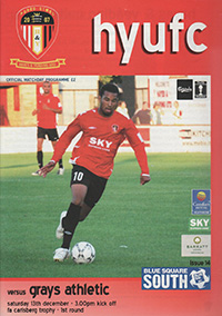 Hayes & Yeading United v Grays Athletic 13-Dec-2008