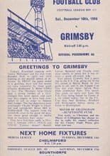 Gillingham v Grimsby Town 10-Dec-1966