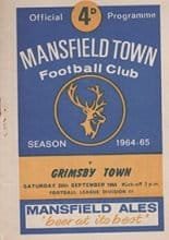 Mansfield Town v Grimsby Town 26-Sep-1964