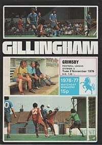 Gillingham v Grimsby Town 02-Nov-1976