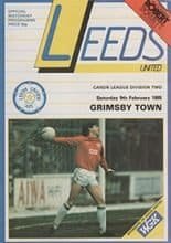 Leeds United v Grimsby Town 09-Feb-1985