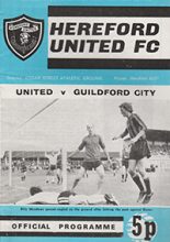 Hereford United v Guildford City 25-Sep-1971