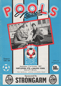 Hartlepool United v Halifax Town 21-Oct-1987