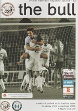 Hereford United v FC Halifax Town 26-Nov-2013