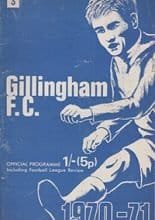 Gillingham v Halifax Town 29-Aug-1970