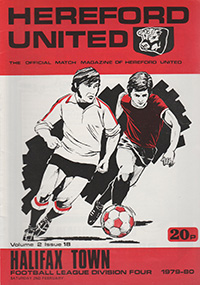 Hereford United v Halifax Town 02-Feb-1980