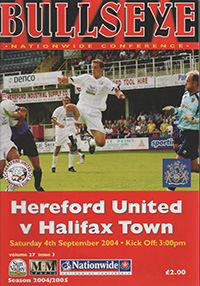 Hereford United v Halifax Town 04-Sep-2004