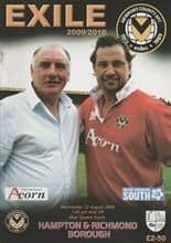 Newport County v Hampton & Richmond Borough 12-Aug-2009