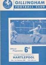 Gillingham v Hartlepool United 01-Feb-1969