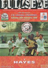 Hereford United v Hayes 24-Feb-1998