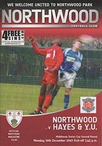 Northwood v Hayes & Yeading United 10-Dec-2007