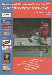 Hampton & Richmond Borough v Hayes & Yeading United 25-Aug-2008